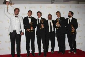 los angeles, ago 16 - eccezionale non strutturato la realtà programma, mortale catturare a il 2014 creativo emmy premi, stampa camera a nokia Teatro su agosto 16, 2014 nel los angeles, circa foto