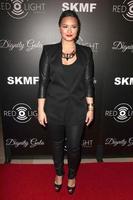 los angeles, ott 18 - demi lovato a il dignità gala e lanciare di luce rossa traffico App a beverly hilton Hotel su ottobre 18, 2013 nel beverly colline, circa foto