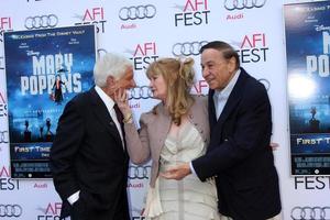 los angeles, nov 9 - cazzo furgone diga, karen dotrice, Richard m Sherman a il afi fest Maria poppins 50 ° anniversario commemorazione selezione a tcl Cinese Teatro su novembre 9, 2013 nel los angeles, circa foto