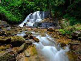 sfondo cascata liscia foto