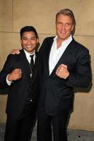 los angeles, Maggio 6 - tony jaa, delfino lundgren a il pelle commercio los angeles prima a il egiziano Teatro su Maggio 6, 2015 nel los angeles, circa foto