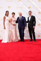 vlos angeles, ago 25 - padma lakshmi, galera simons, tom colicchio, hugh dolore a il 2014 prima serata emmy premi, Arrivi a nokia a la vivere su agosto 25, 2014 nel los angeles, circa foto