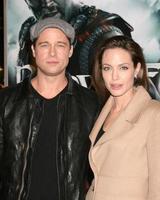 Brad pitt e angelina jolie beowulf prima mann S villaggio Teatro los angeles, circa novembre 5, 2007 ©2007 kathy hutchin hutchin foto