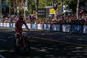 guadalajara, Messico - ottobre 25 2022 showrun Aaron colton, didier goirand e ivano ramirez equitazione moto foto