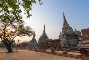 wat phra sri sanphet, patrimonio mondiale, ayutthaya, thailandia foto