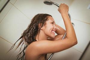 ragazza in bagno foto