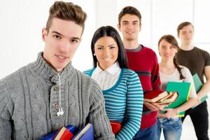 gruppo di riuscito studenti foto