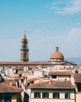 veduta aerea di case bianche e marroni foto