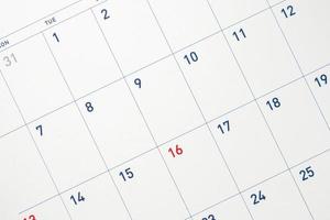 calendario pagina Data sfondo attività commerciale pianificazione appuntamento incontro concetto foto