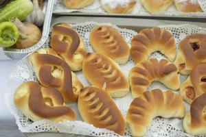 delizioso torte. Farina cibo. forno panini. foto