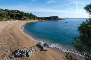 spiagge di il costa brava, s'agaro, un' cittadina vicino sant feliu de guixol e playa de aro foto