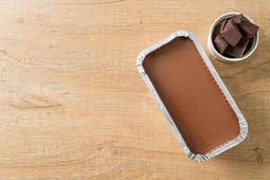 torta al cioccolato con ganache morbida foto