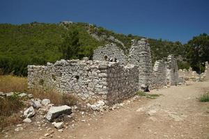 Olimpo antico città nel kumluca, antalya, turkiye foto