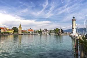 lindau, Germania - luglio.21 2019, pittoresco porta cittadina lindau su lago Costanza foto