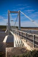 il ponte al di sopra di islandese fiume jokulsa un' fjollum foto