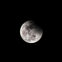Luna su il buio notte buio sfondo foto