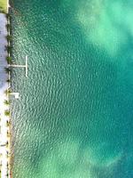 vista aerea della piscina foto