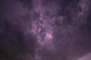 vista del cielo di notte foto