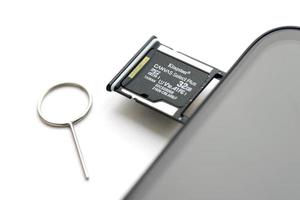 ternopil, Ucraina - luglio 5, 2022 Kingston micro sd 32 GB tela Selezionare più memoria veloce carta assemblato nel Taiwan sotto il Kingston tecnologia società foto