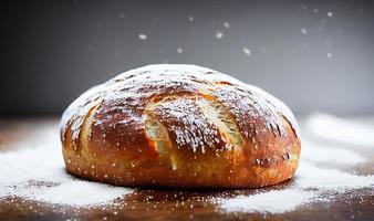 forno - tradizionale fresco caldo cucinato pane. pane vicino tiro. foto