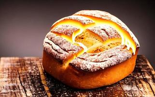 forno - tradizionale fresco caldo cucinato pane. pane vicino tiro. foto