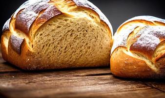 forno - tradizionale fresco caldo cucinato pane. pane vicino tiro. foto