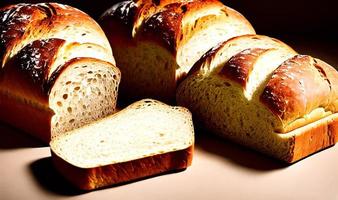 forno - tradizionale fresco caldo cucinato pane. pane vicino tiro. foto