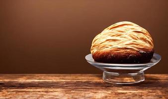 forno - tradizionale fresco caldo cucinato pane. pane vicino tiro. foto