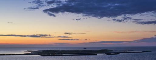 heligoland - duna dell'isola - alba foto