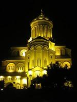 santo Trinità Cattedrale di sameba nel tbilisi, Georgia foto