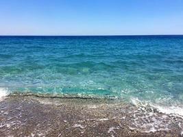 mediterraneo mare, antalya costa, tacchino foto