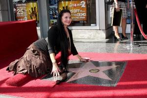 cristallo gayle a il hollywood camminare di fama stella cerimonia per cristallo gayle su vite, appena nord di tramonto blvd los angeles, circa ottobre 2, 2009 foto