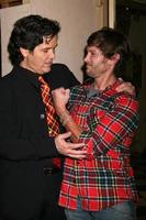 Michael damiano e Michael graziadei su il impostato di il giovane e il irrequieto festeggiare jeanne bottaio S 80 ° compleanno nel los angeles, circa su ottobre 24, 2008 foto