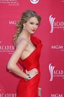 taylor veloce in arrivo a il 44th accademia di nazione musica premi a il mgm mille dollari arena nel las Las Vegas, nv su aprile 5, 2009 foto