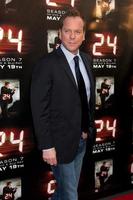 Kiefer sutherland in arrivo a il 24 stagione finale selezione stagione 8,e stagione 7 DVD pubblicazione a il wadworth Teatro nel westwood, ca su Maggio 12, 2009 foto