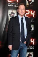 Kiefer sutherland in arrivo a il 24 stagione finale selezione stagione 8,e stagione 7 DVD pubblicazione a il wadworth Teatro nel westwood, ca su Maggio 12, 2009 foto