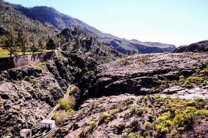 roccioso paesaggio su il canarino isole foto