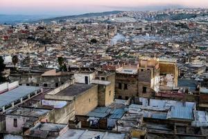 Visualizza di Marrakech, Marocco foto