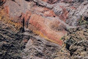 struttura della parete di roccia foto