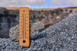 temperatura calibro al di fuori foto