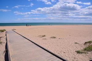 sentiero su spiaggia foto