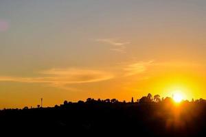 tramonto nel Marocco foto