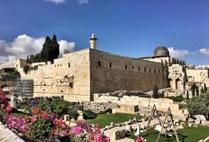 una veduta di Gerusalemme in Israele foto