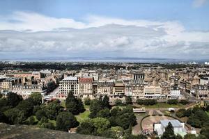 un' panoramico Visualizza di Edimburgo nel Scozia foto