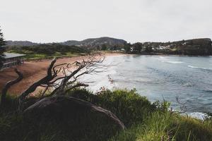 sydney, australia, 2020 - giornata nuvolosa in spiaggia foto