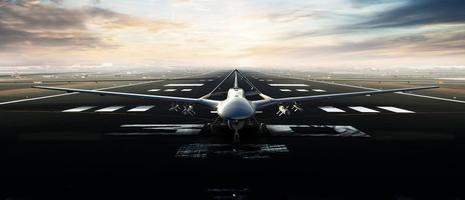 3d illustrazione di bayraktar tb2 senza equipaggio combattere aereo veicolo ucav frontale avvicinamento Visualizza. foto