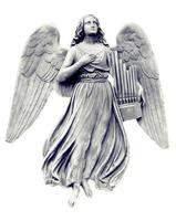 pietra angelo statua foto