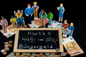 su gennaio 1°, 2023, disoccupazione beneficiare hartz 4 volontà essere sostituito di più alto cittadino benefici traduzione buergergeld nel Germania foto