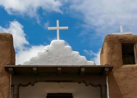 cappella di san geronimo a taos pueblo, stati uniti d'america foto