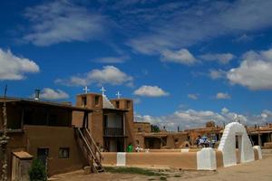 cappella di san geronimo a taos pueblo, stati uniti d'america foto